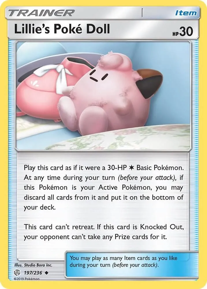 Lillie's Poke Doll — SM - Cosmic Eclipse — Pokemon