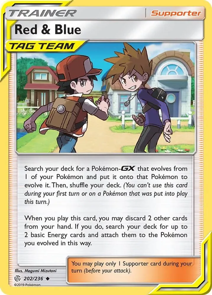 Red et Blue — SM - Cosmic Eclipse — Pokémon