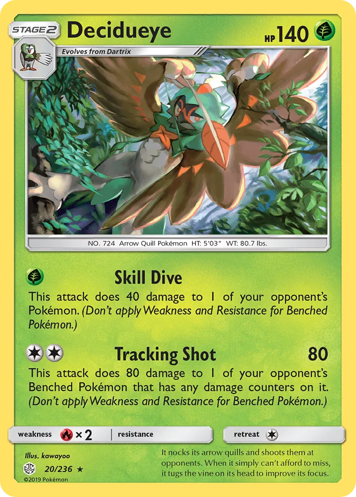 Decidueye — SM - Cosmic Eclipse — Pokemon