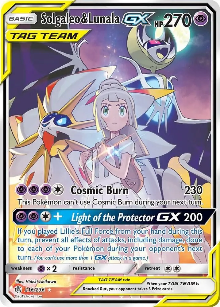 Solgaleo & Lunala GX — SM - Cosmic Eclipse — Pokemon
