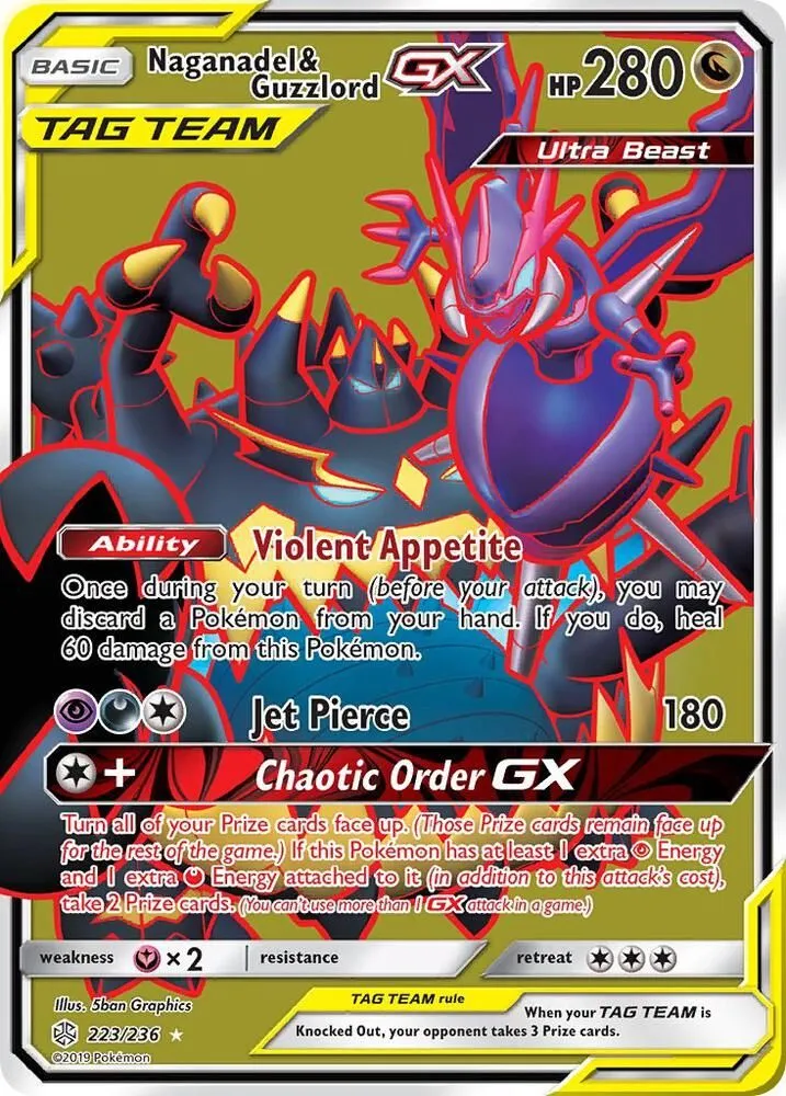 Naganadel & Guzzlord GX — SM - Cosmic Eclipse — Pokémon