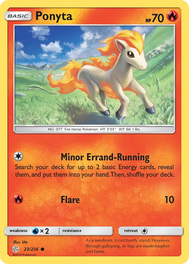 Ponyta — SM - Cosmic Eclipse — Pokémon