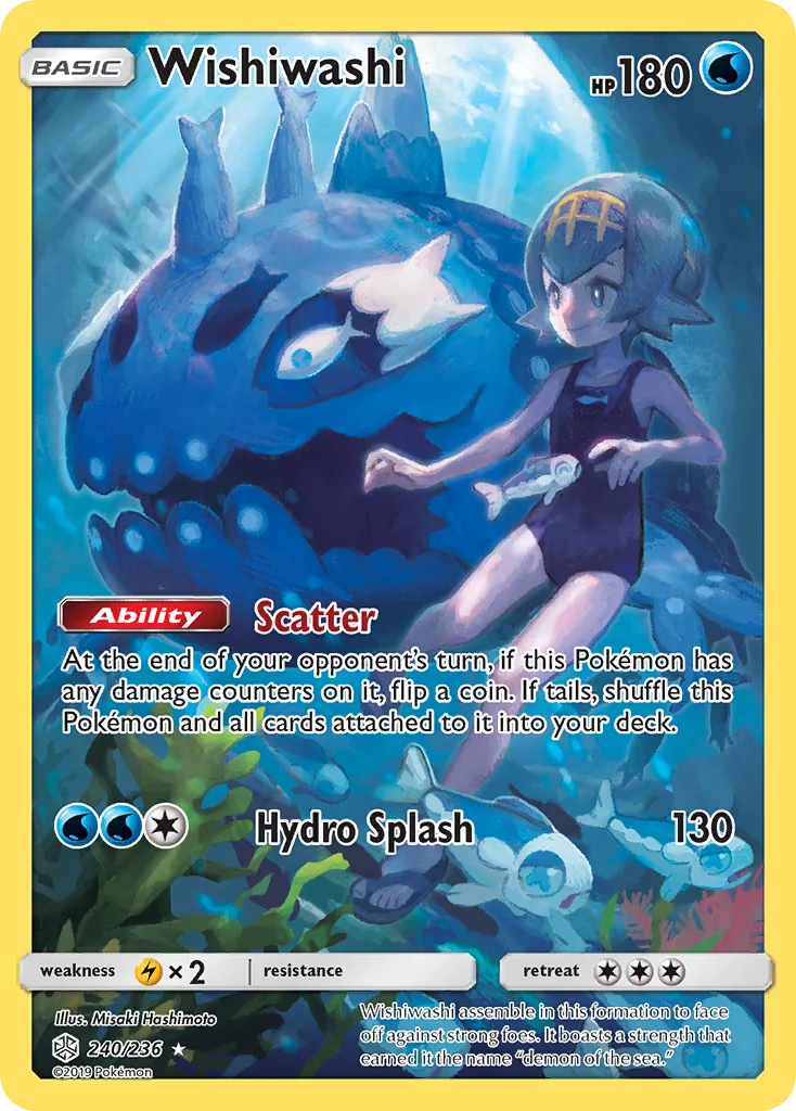 Wishiwashi — SM - Cosmic Eclipse — Pokemon
