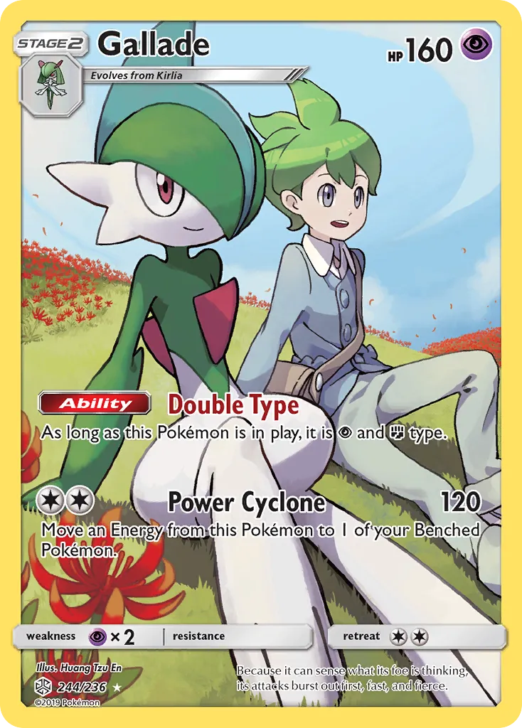 Gallade from SM - Cosmic Eclipse - Pokemon
