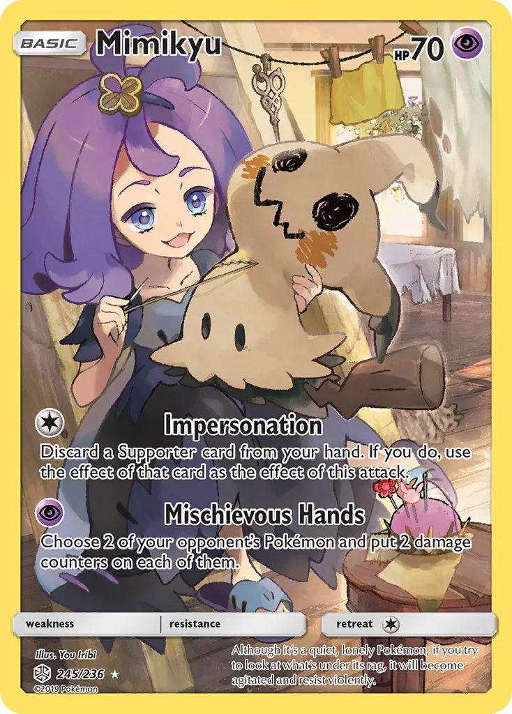 Mimikyu — SM - Cosmic Eclipse — Pokémon