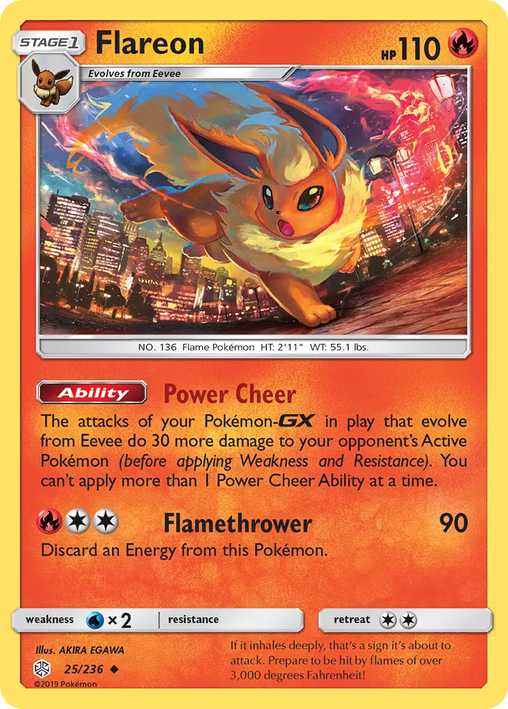 Flareon — SM - Cosmic Eclipse — Pokemon
