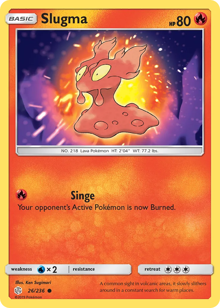 Slugma — SM - Cosmic Eclipse — Pokémon