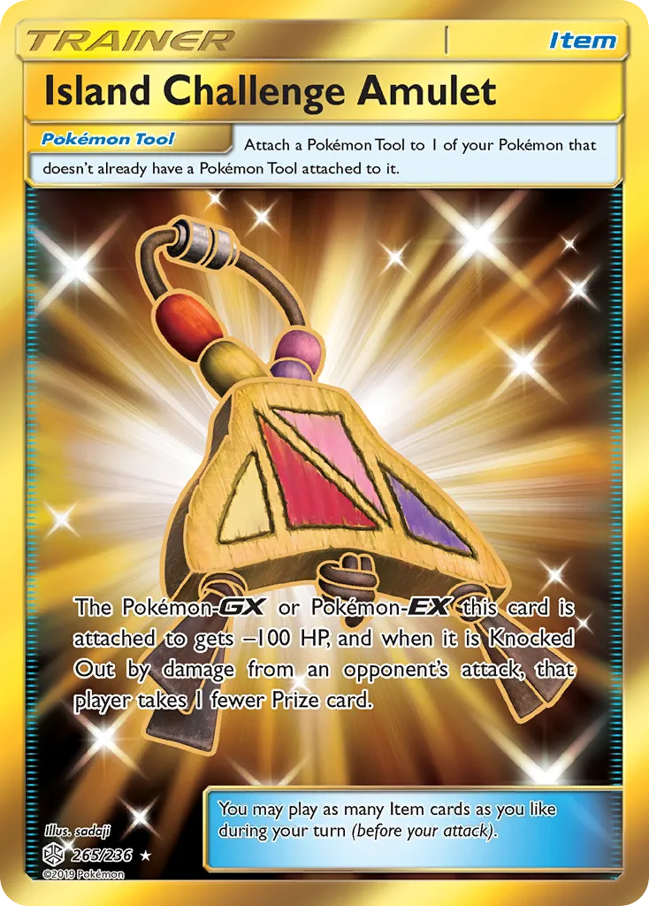 Island Challenge Amulet — SM - Cosmic Eclipse — Pokémon