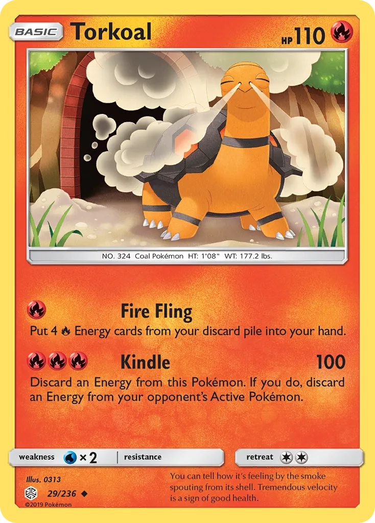 Torkoal — SM - Cosmic Eclipse — Pokémon