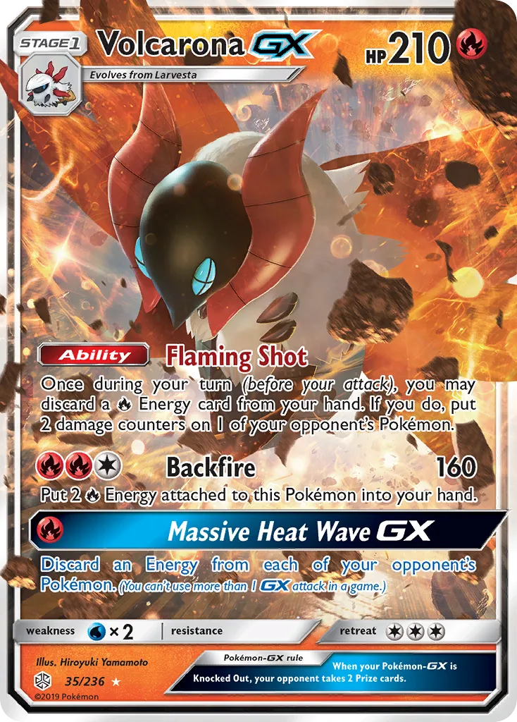 Volcarona GX — SM - Cosmic Eclipse — Pokémon