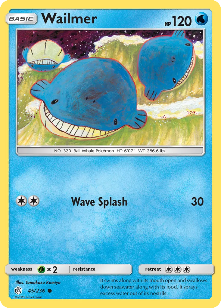 Wailmer — SM - Cosmic Eclipse — Pokémon