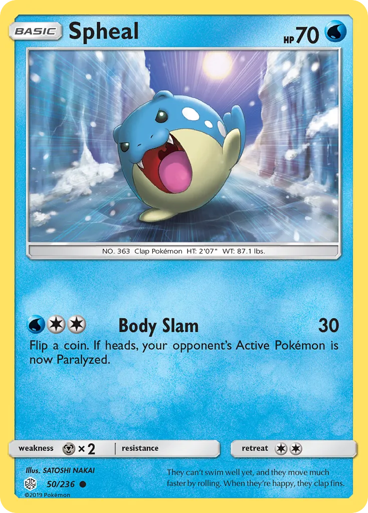 Spheal — SM - Cosmic Eclipse — Pokemon