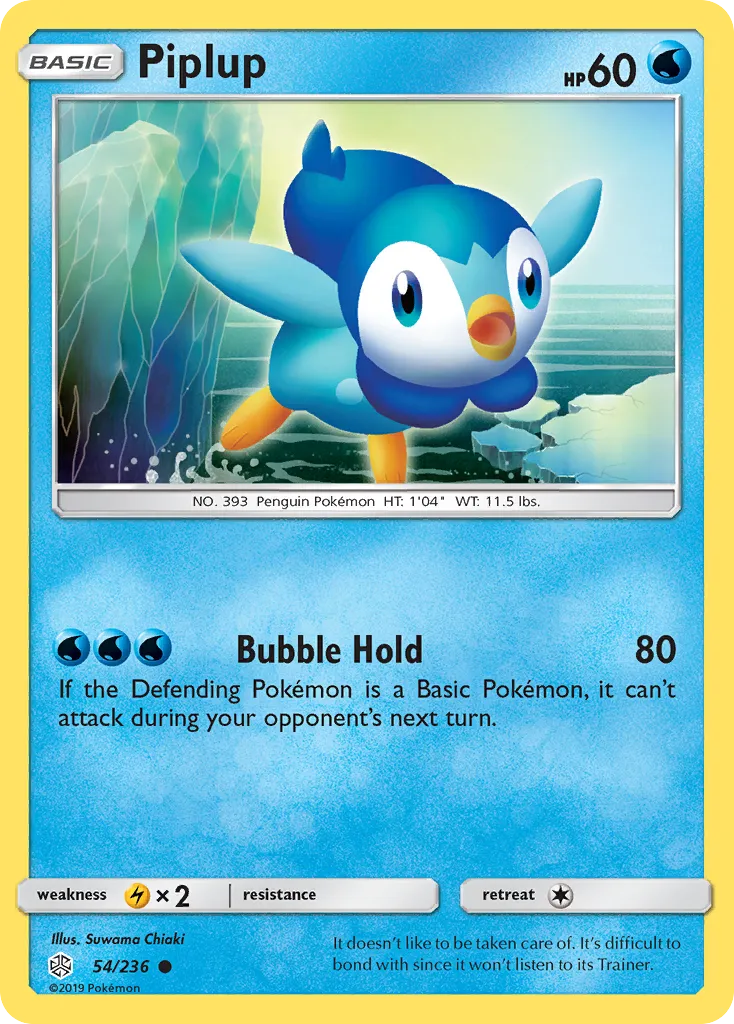 Piplup — SM - Cosmic Eclipse — Pokémon