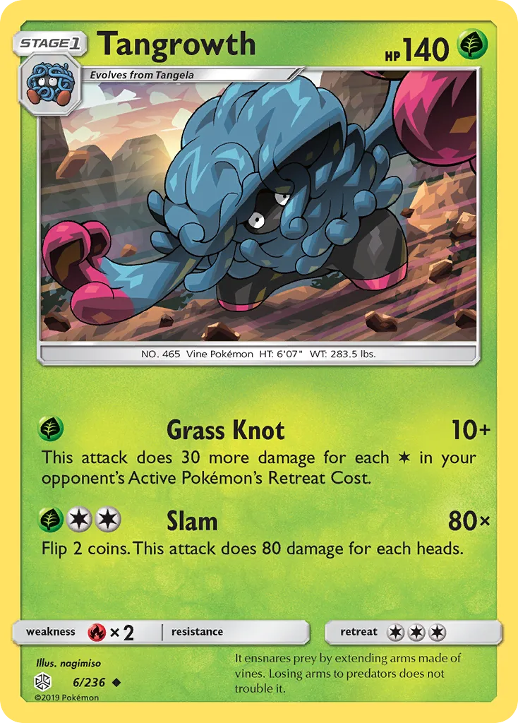 Tangrowth — SM - Cosmic Eclipse — Pokémon
