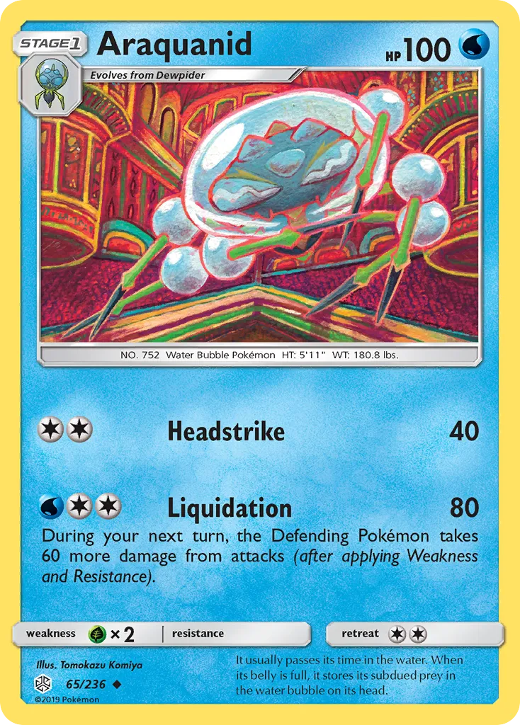 Araquanid — SM - Cosmic Eclipse — Pokémon