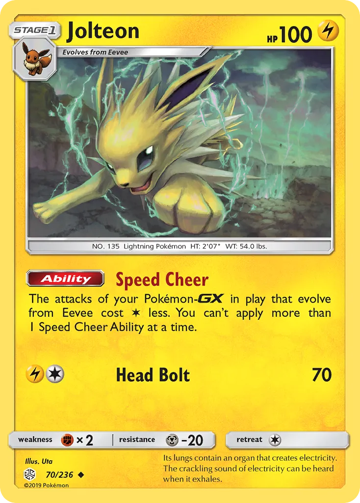 Jolteon — SM - Cosmic Eclipse — Pokemon