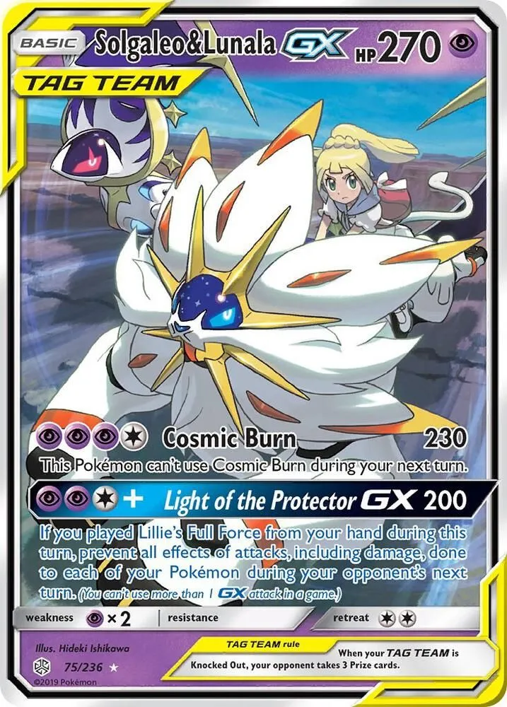 Solgaleo & Lunala GX — SM - Cosmic Eclipse — Pokémon