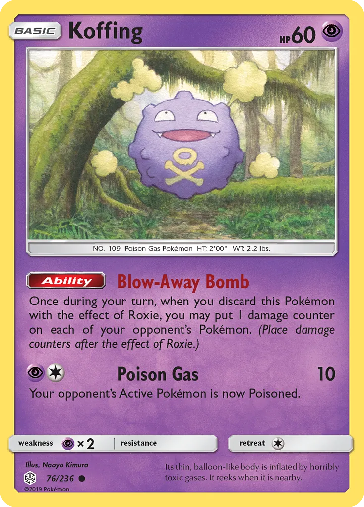 Koffing — SM - Cosmic Eclipse — Pokémon