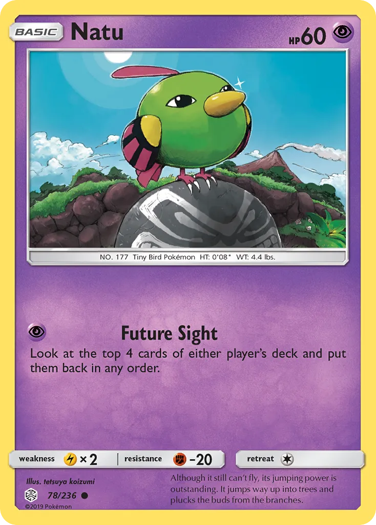 Natu — SM - Cosmic Eclipse — Pokémon
