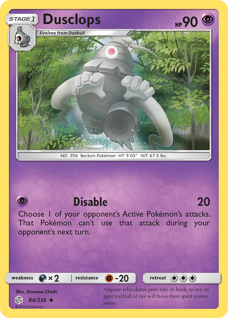Dusclops — SM - Cosmic Eclipse — Pokémon