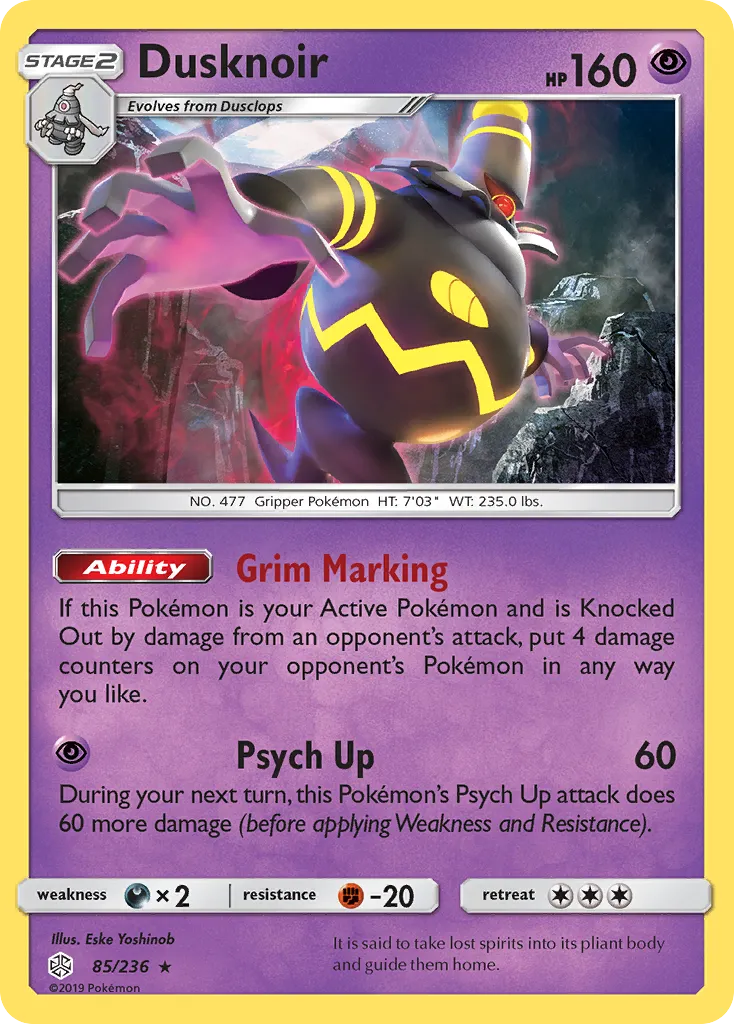 Dusknoir — SM - Cosmic Eclipse — Pokemon