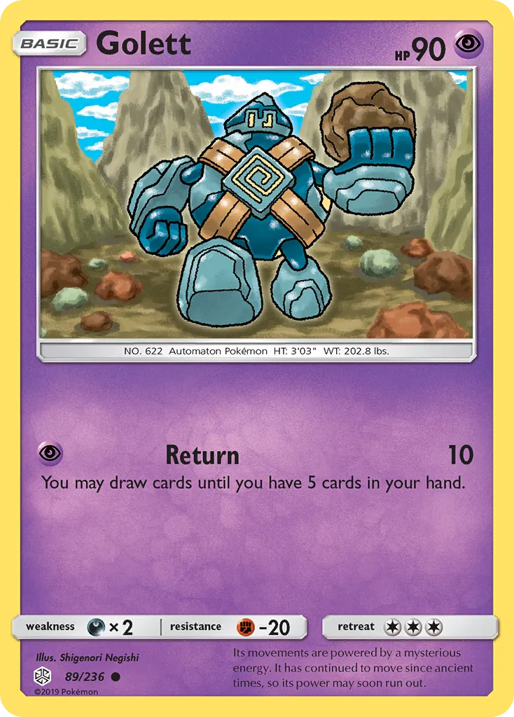 Golett — SM - Cosmic Eclipse — Pokémon