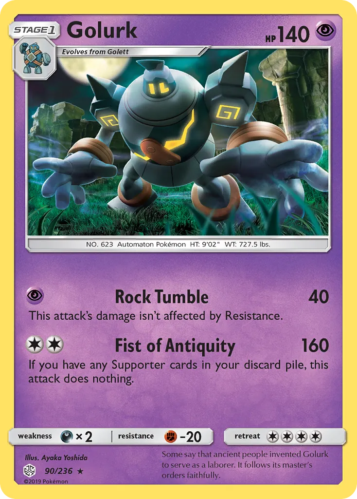 Golurk — SM - Cosmic Eclipse — Pokémon