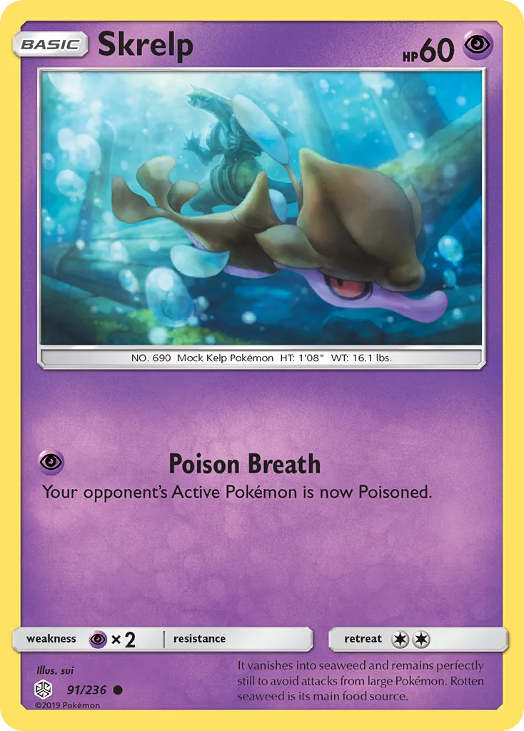 Skrelp — SM - Cosmic Eclipse — Pokémon
