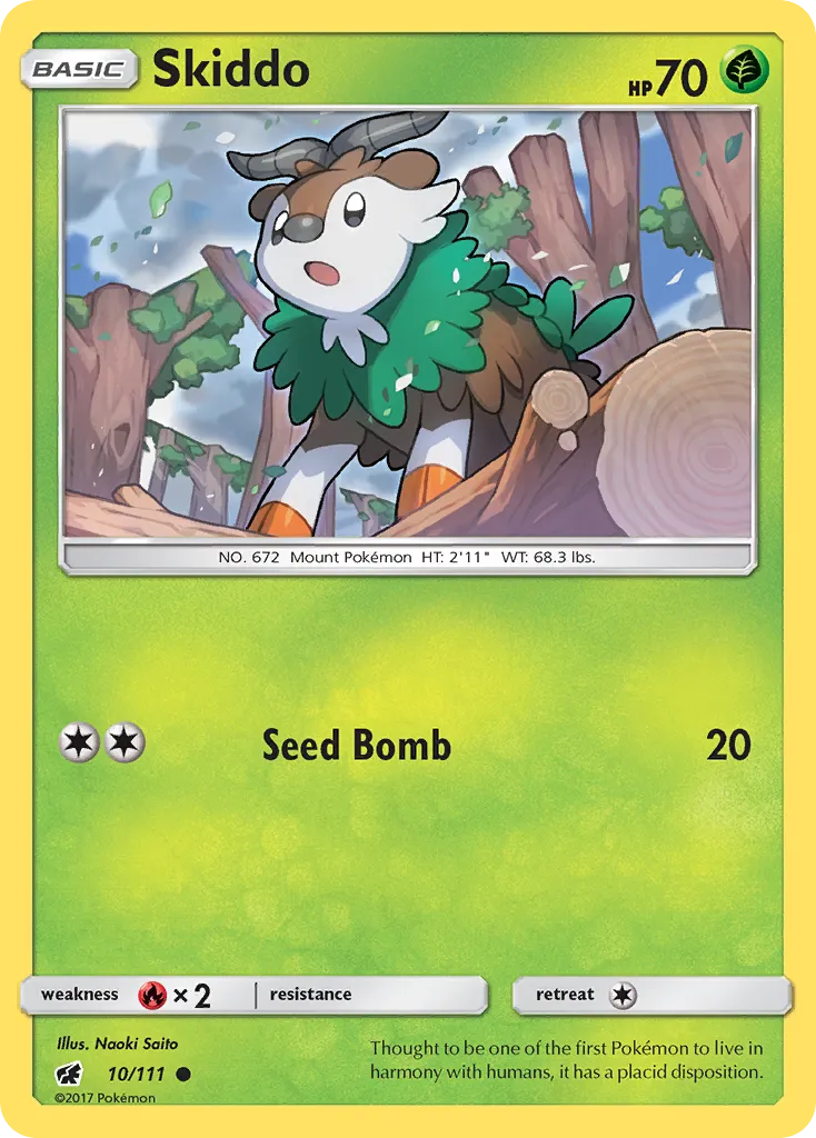 Skiddo — SM - Crimson Invasion — Pokémon