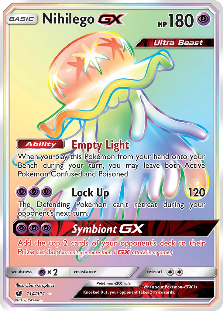 Nihilego GX — SM - Crimson Invasion — Pokémon