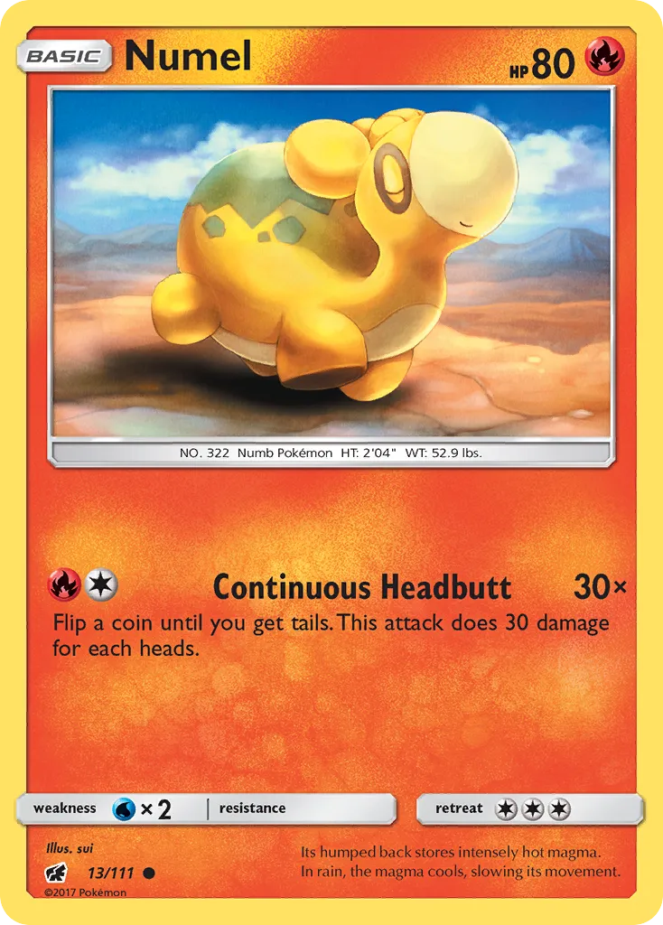 Numel — SM - Crimson Invasion — Pokémon