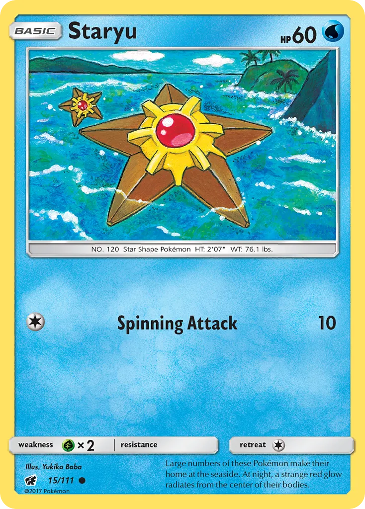 Staryu — SM - Crimson Invasion — Pokémon