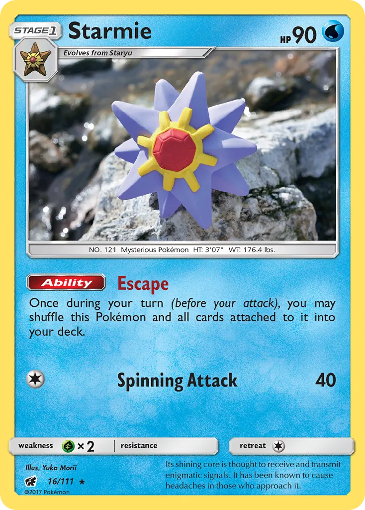 Starmie — SM - Crimson Invasion — Pokemon