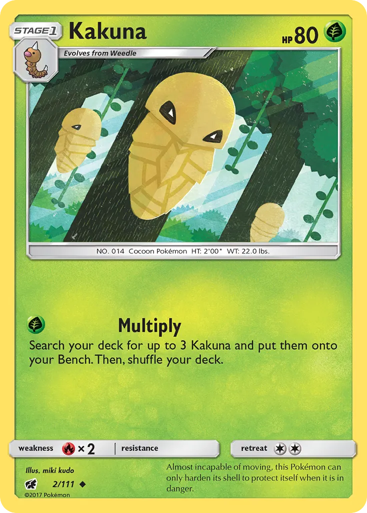 Kakuna — SM - Crimson Invasion — Pokémon