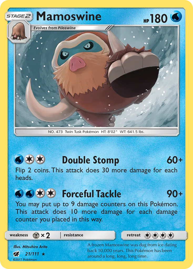 Mamoswine — SM - Crimson Invasion — Pokemon