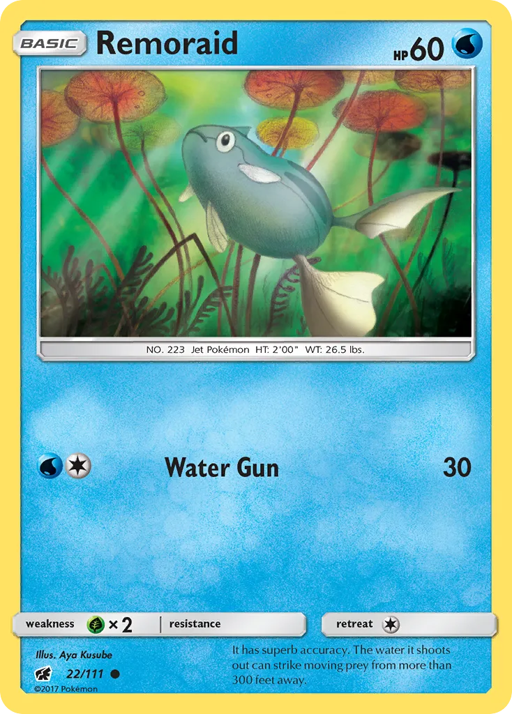 Remoraid — SM - Crimson Invasion — Pokémon