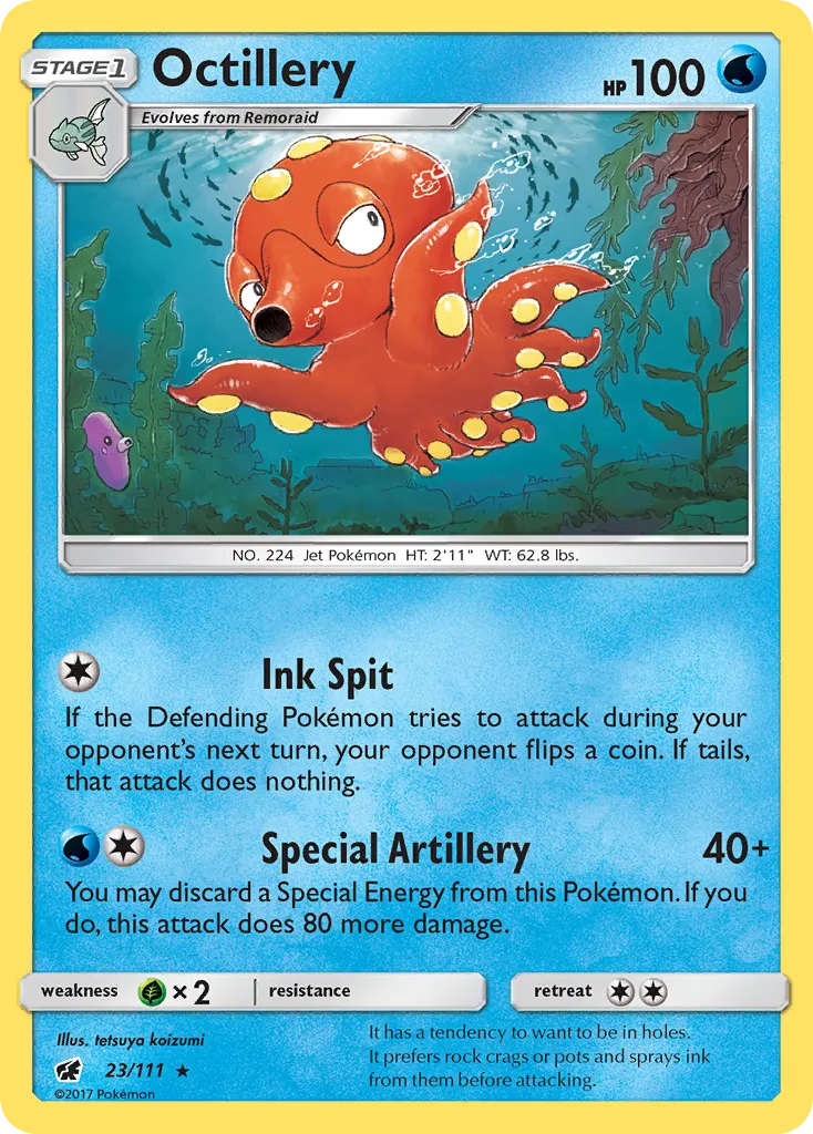 Octillery — SM - Crimson Invasion — Pokemon