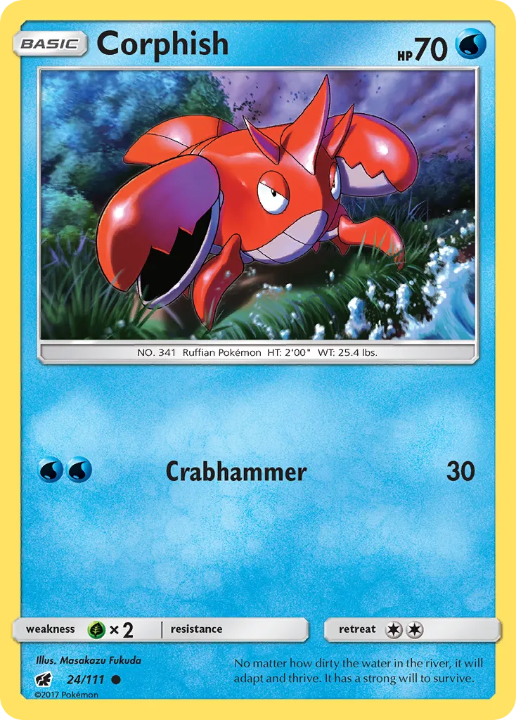 Corphish — SM - Crimson Invasion — Pokemon