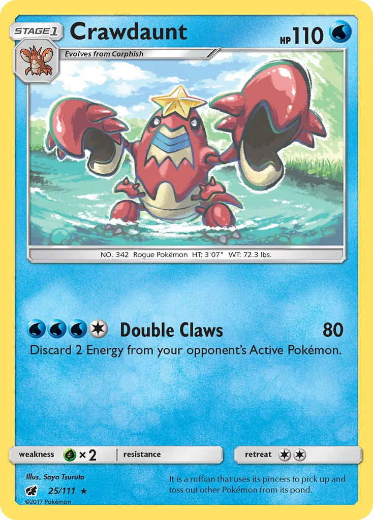 Crawdaunt — SM - Crimson Invasion — Pokémon
