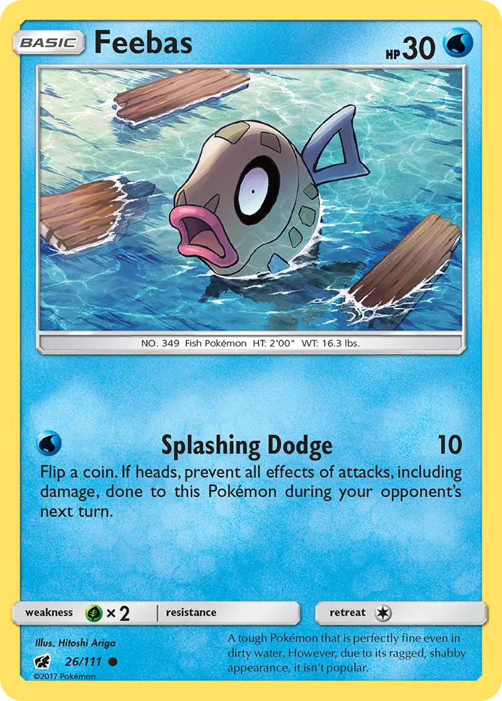 Feebas — SM - Crimson Invasion — Pokémon