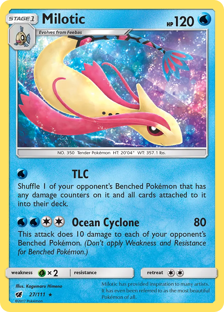 Milotic — SM - Crimson Invasion — Pokemon