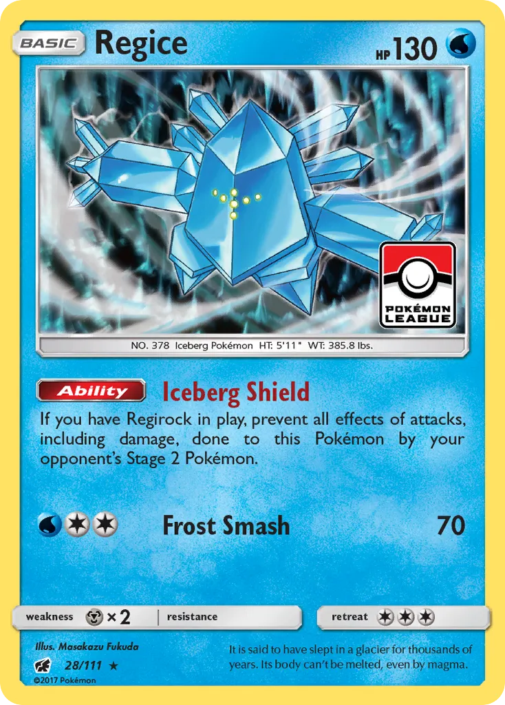 Regice — SM - Crimson Invasion — Pokémon