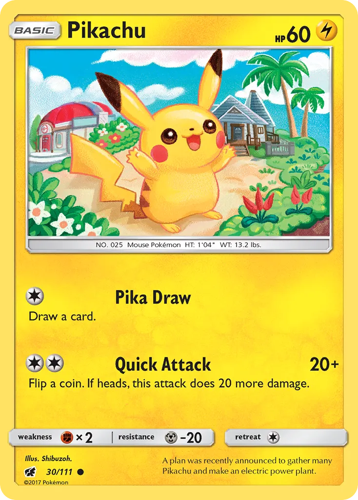 Pikachu — SM - Crimson Invasion — Pokemon