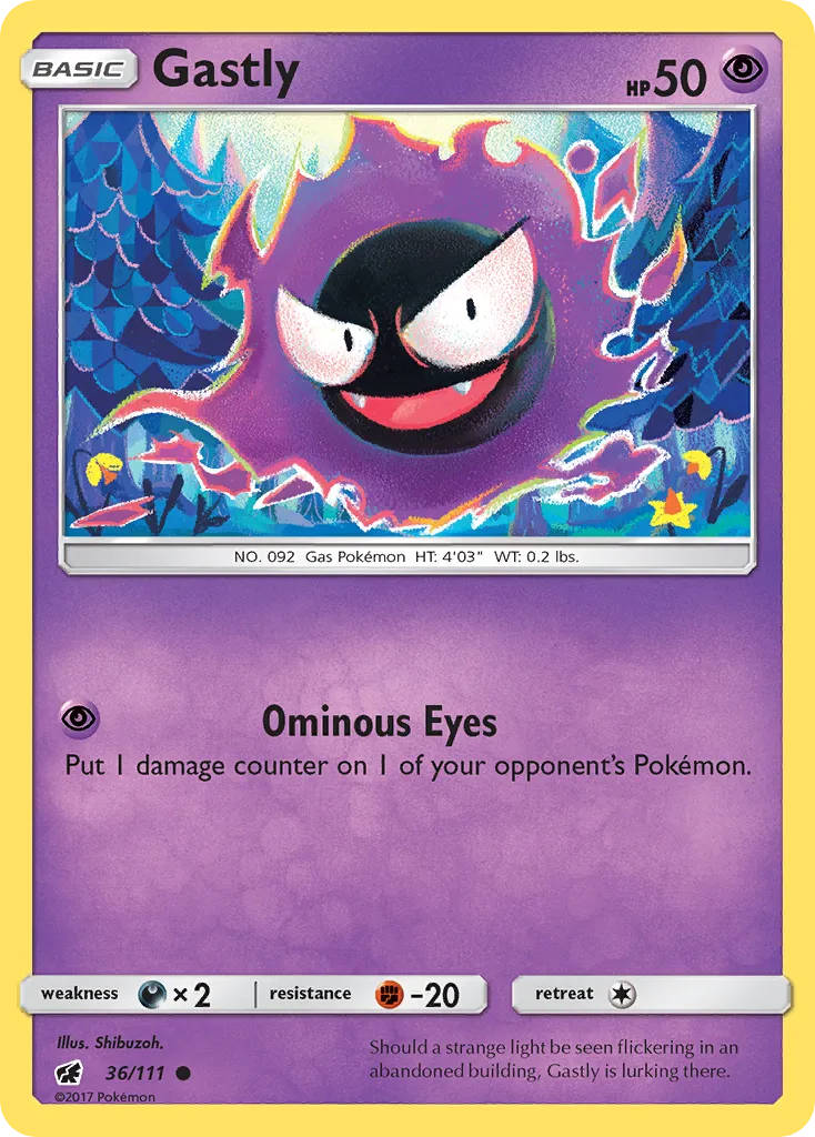 Gastly — SM - Crimson Invasion — Pokemon