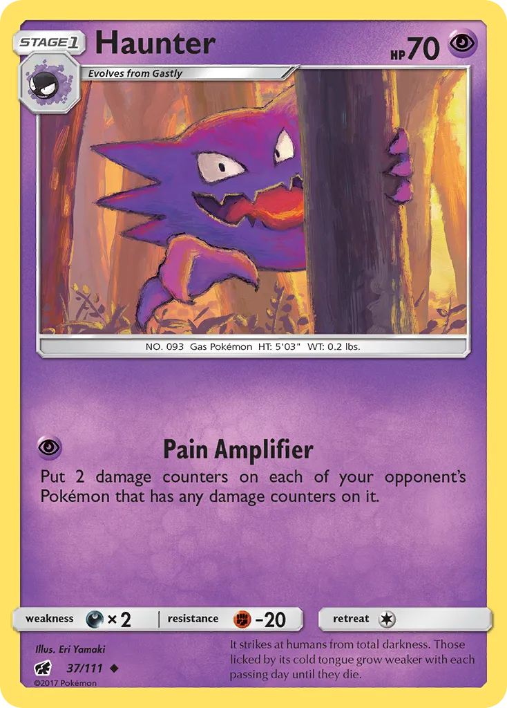 Haunter — SM - Crimson Invasion — Pokemon