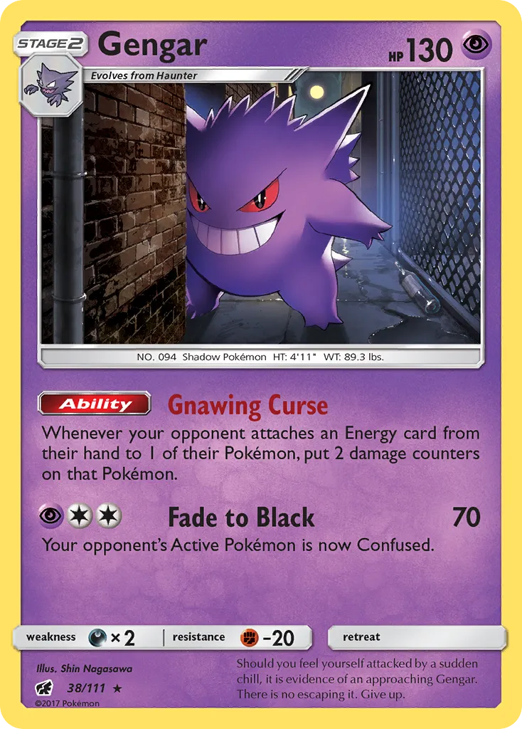 Gengar — SM - Crimson Invasion — Pokemon