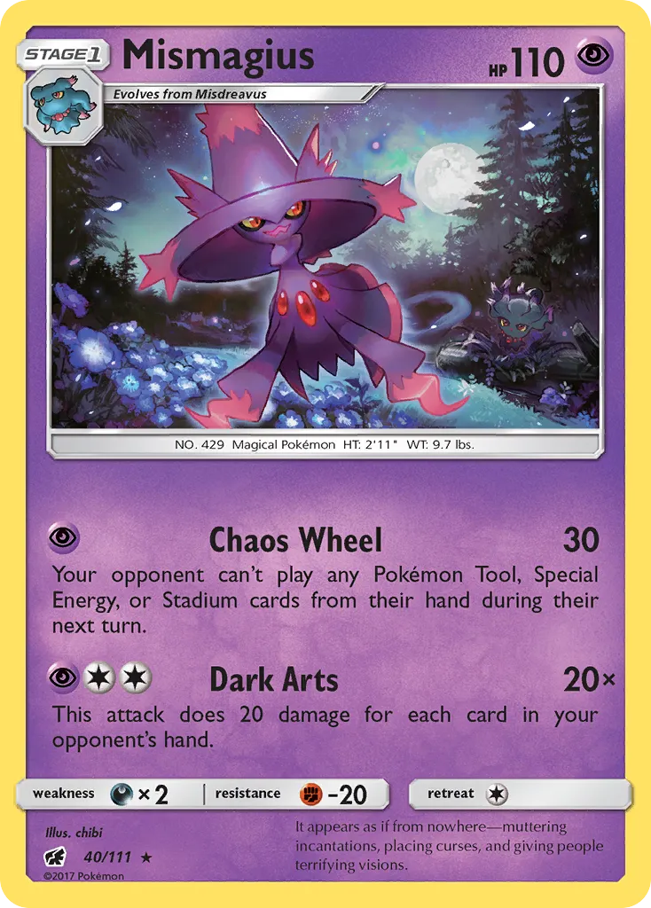 Mismagius — SM - Crimson Invasion — Pokémon