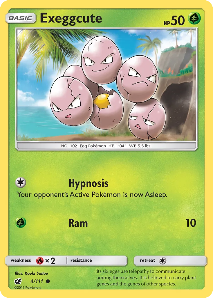 Exeggcute — SM - Crimson Invasion — Pokémon
