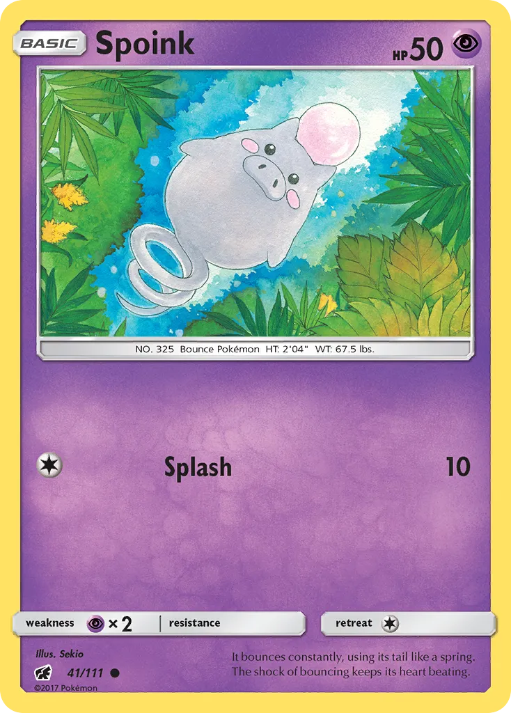 Spoink — SM - Crimson Invasion — Pokémon