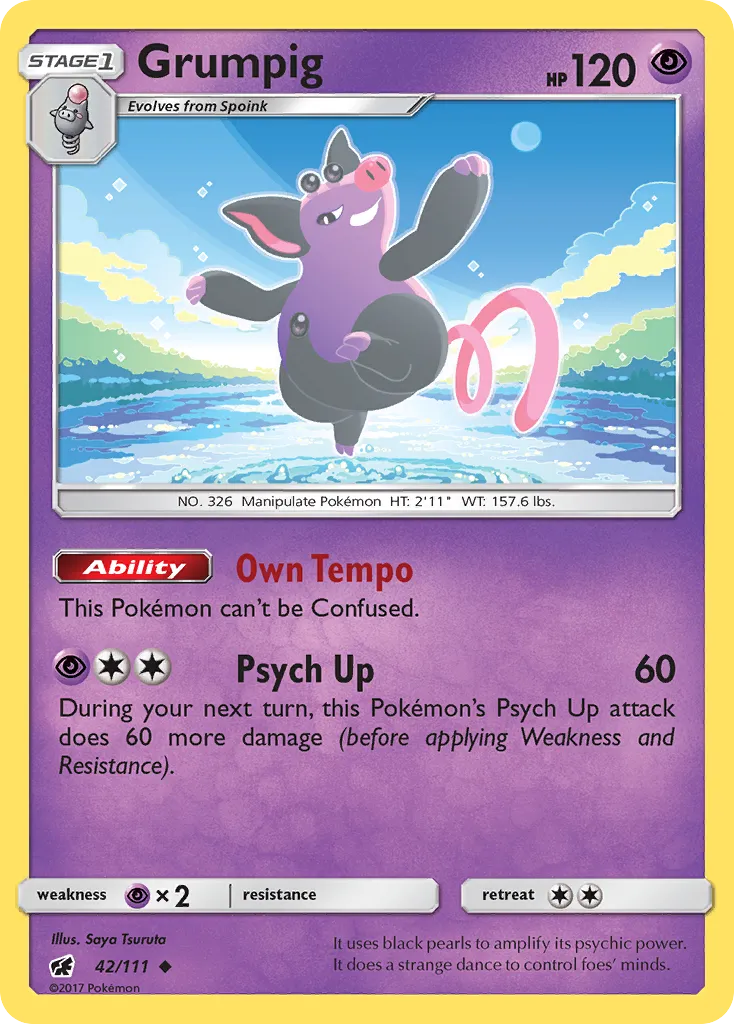 Grumpig — SM - Crimson Invasion — Pokémon